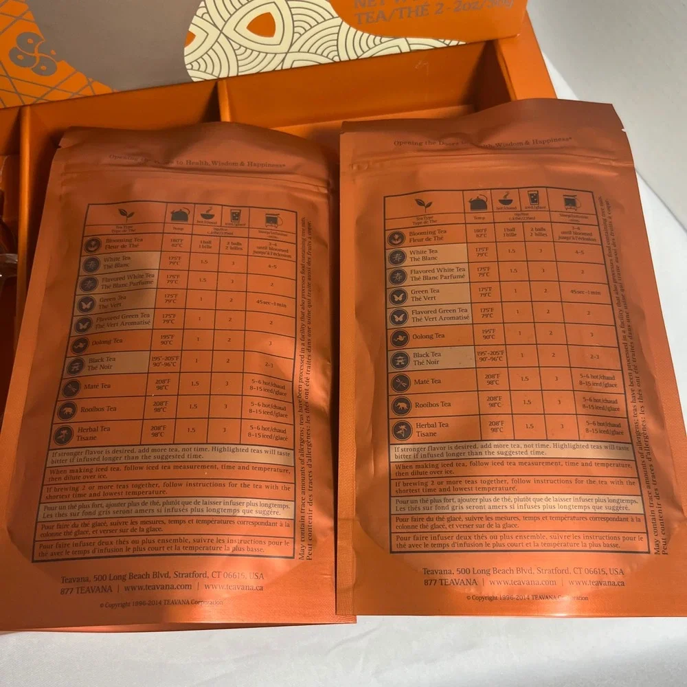 NEW Teavana Care Collection Glass Infuser Mug Oolong‎ Tea Gift Set